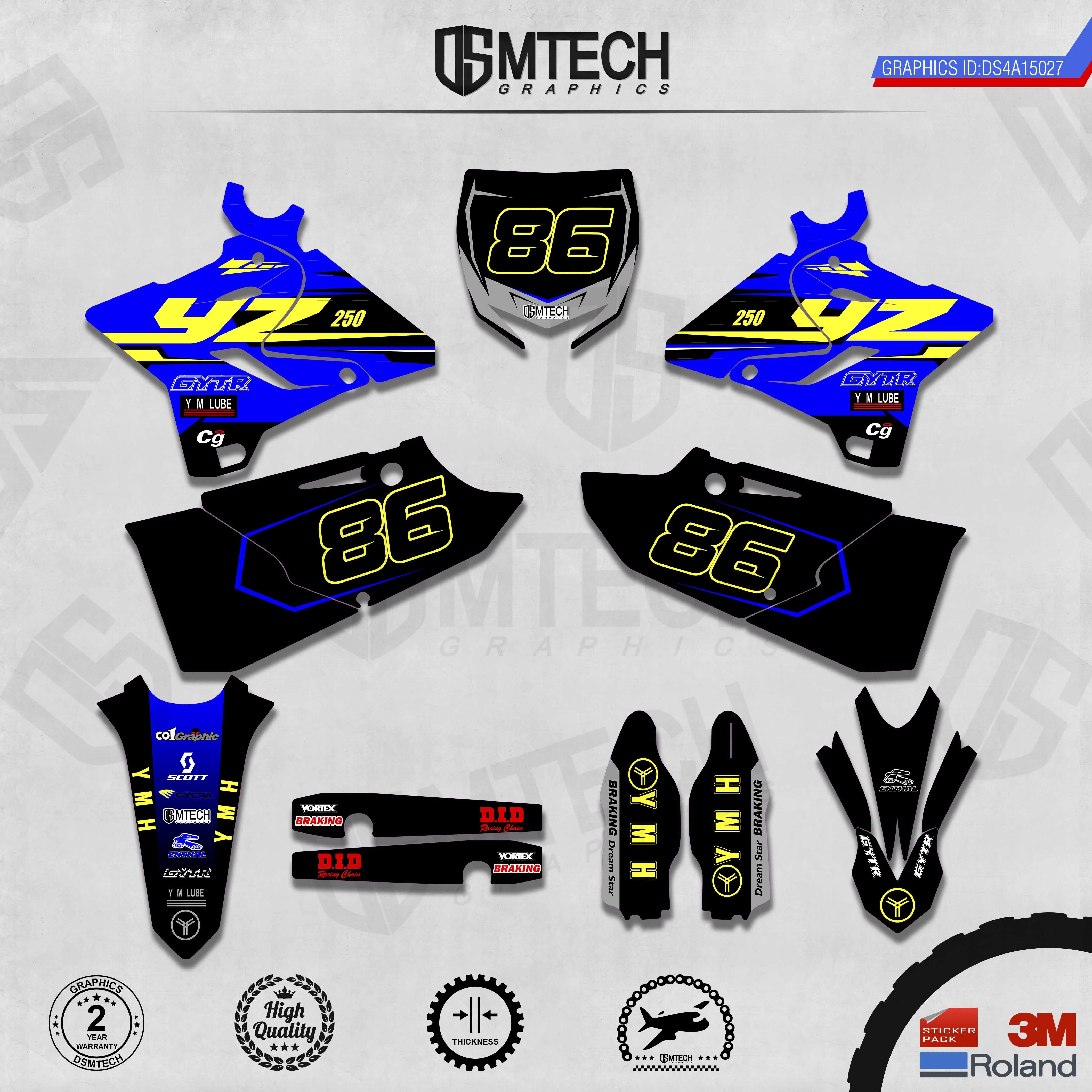 DSMTECH    ׷  Decals 3M   ƼĿ YZ125-250  Ʈũ 2015-2019 027